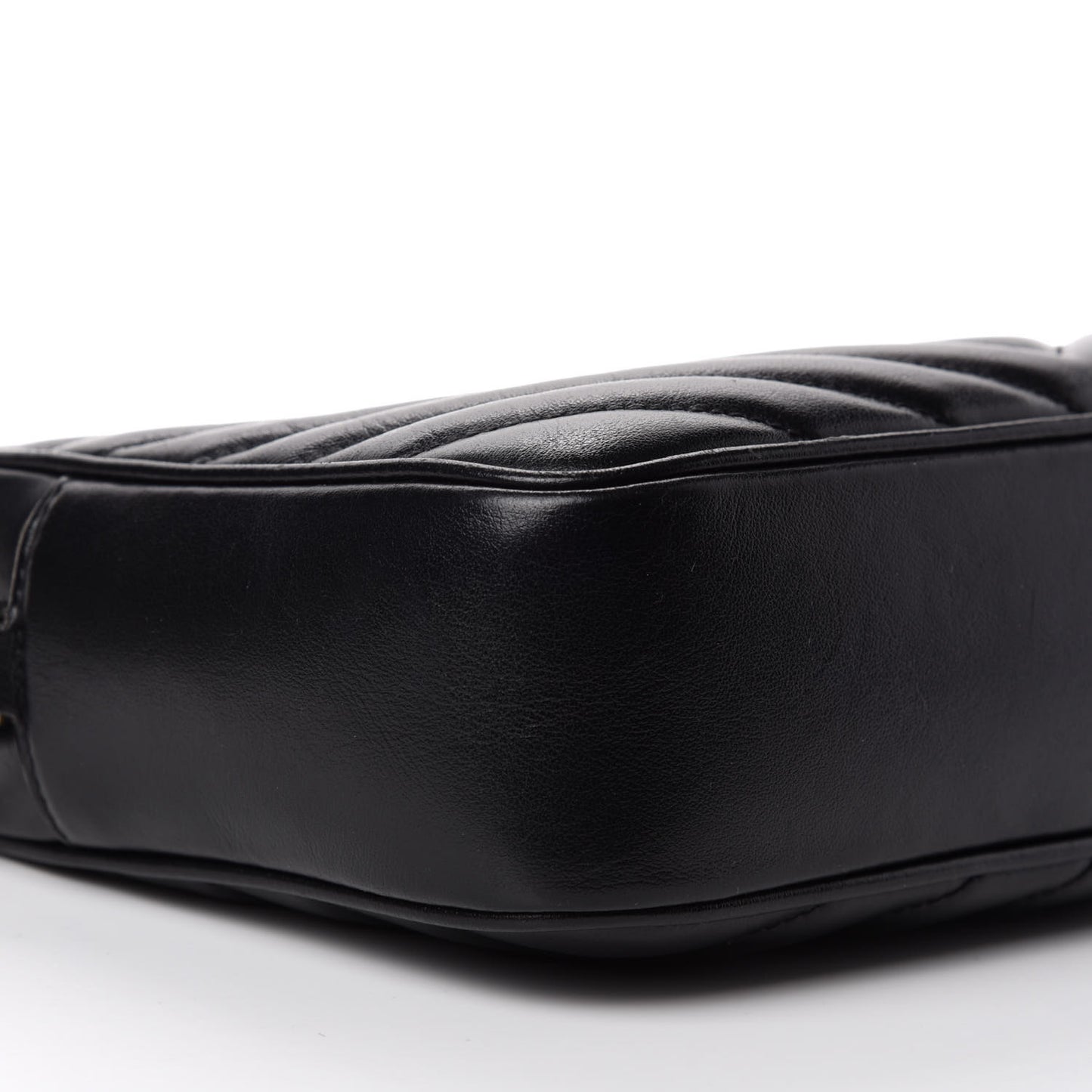 Calfskin Matelasse Monogram Lou Camera Bag Black