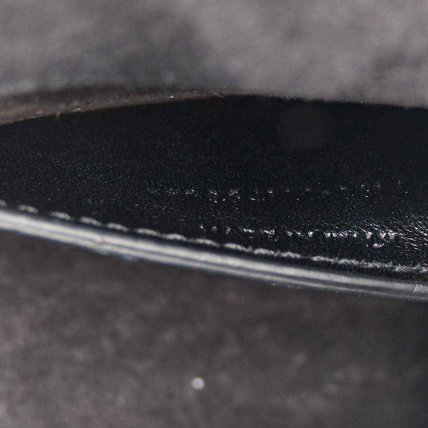 Patent Small Classic Monogram Kate Tassel Satchel Black