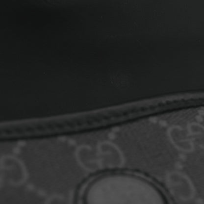 Gucci GG Supreme Monogram Web Slim Belt Bag Black Grey 11 of 12