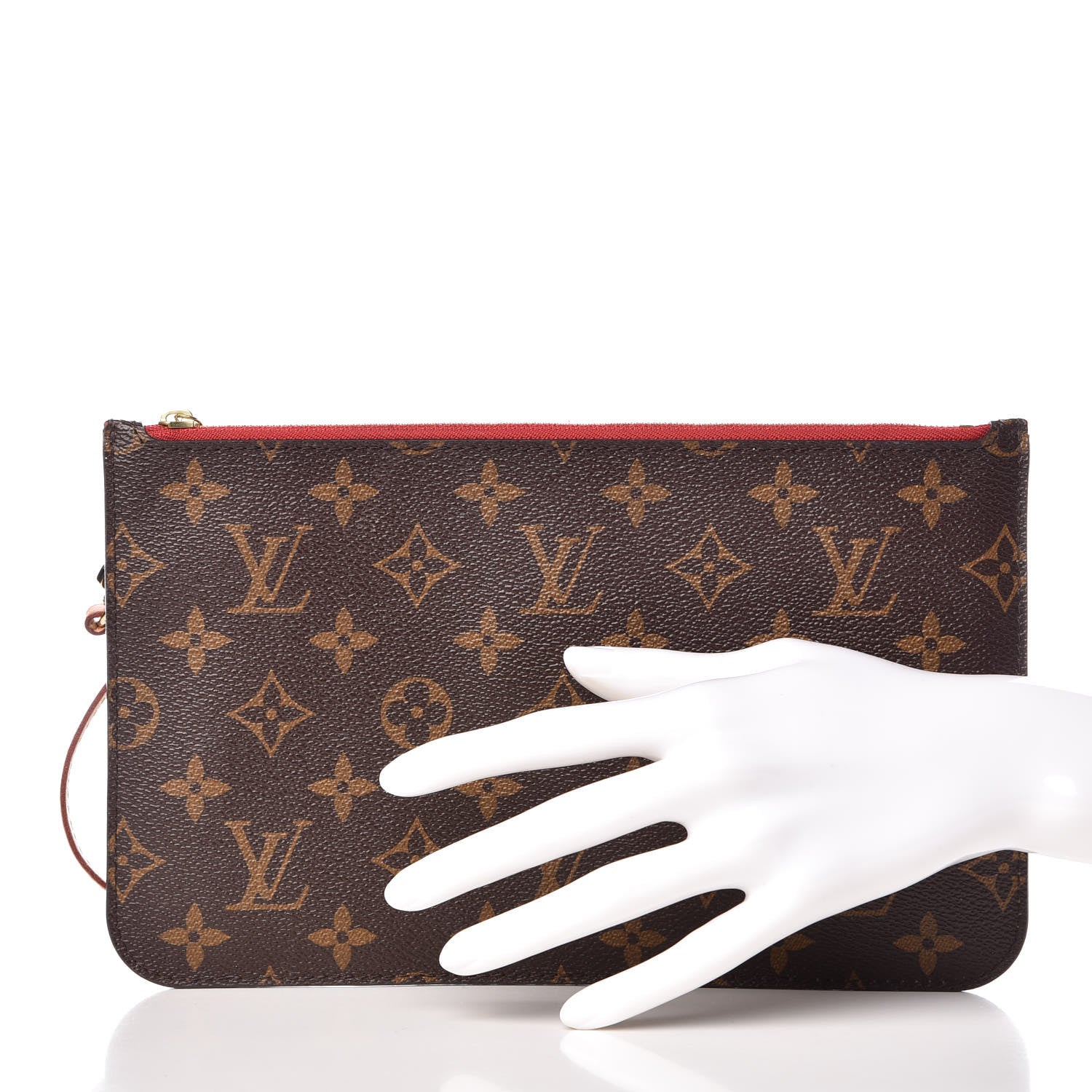 Louis Vuitton Monogram Neverfull MM GM Pochette Cherry 2 of 7