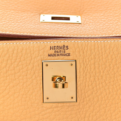 Hermes Taurillon Clemence Kelly Retourne 32 Sable 21 of 34