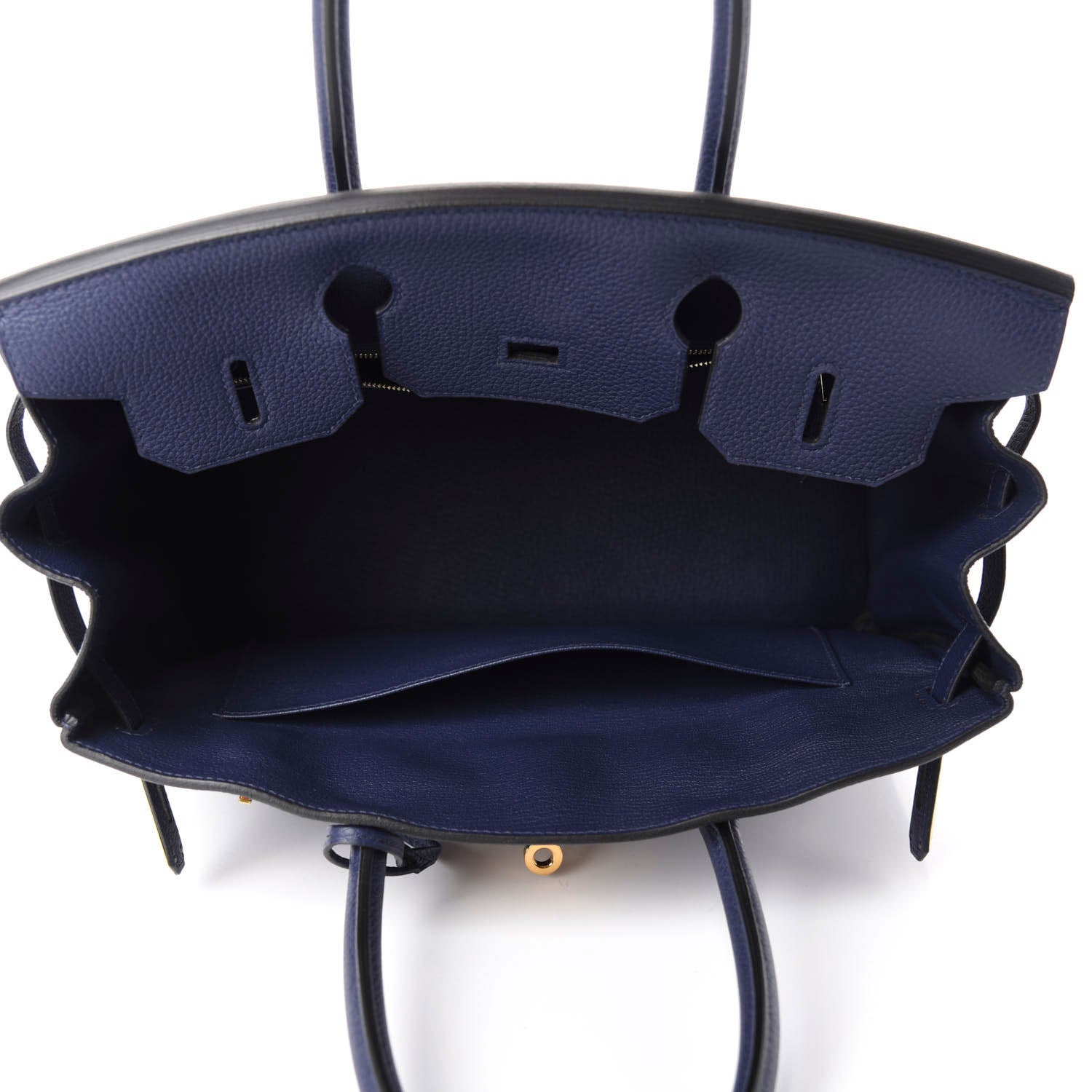Hermes Togo Birkin 30 Bleu Encre 5 of 11