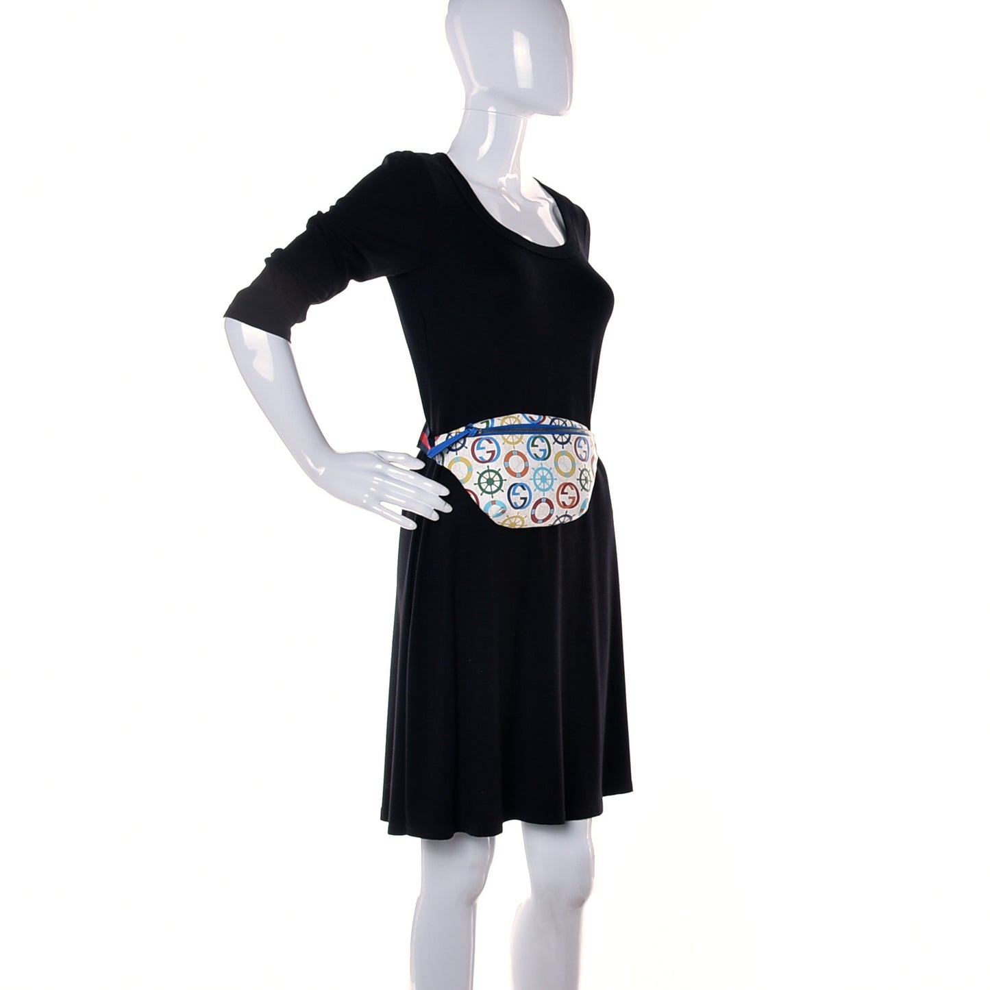 Soft GG Supreme Monogram Real Adventure Childrens Belt Bag Multicolor