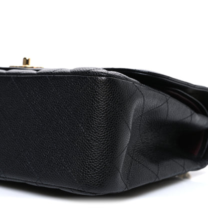 Chanel Caviar Quilted Jumbo Double Flap Black 10 of 10