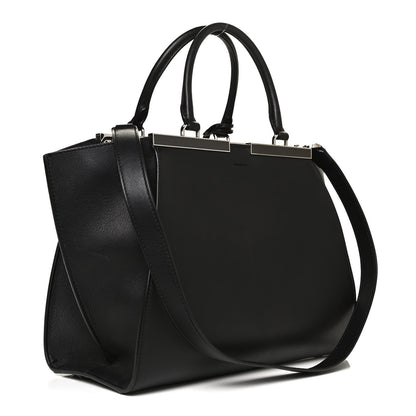 Fendi Vitello Dolce Petite 3jours Tote Black 3 of 12