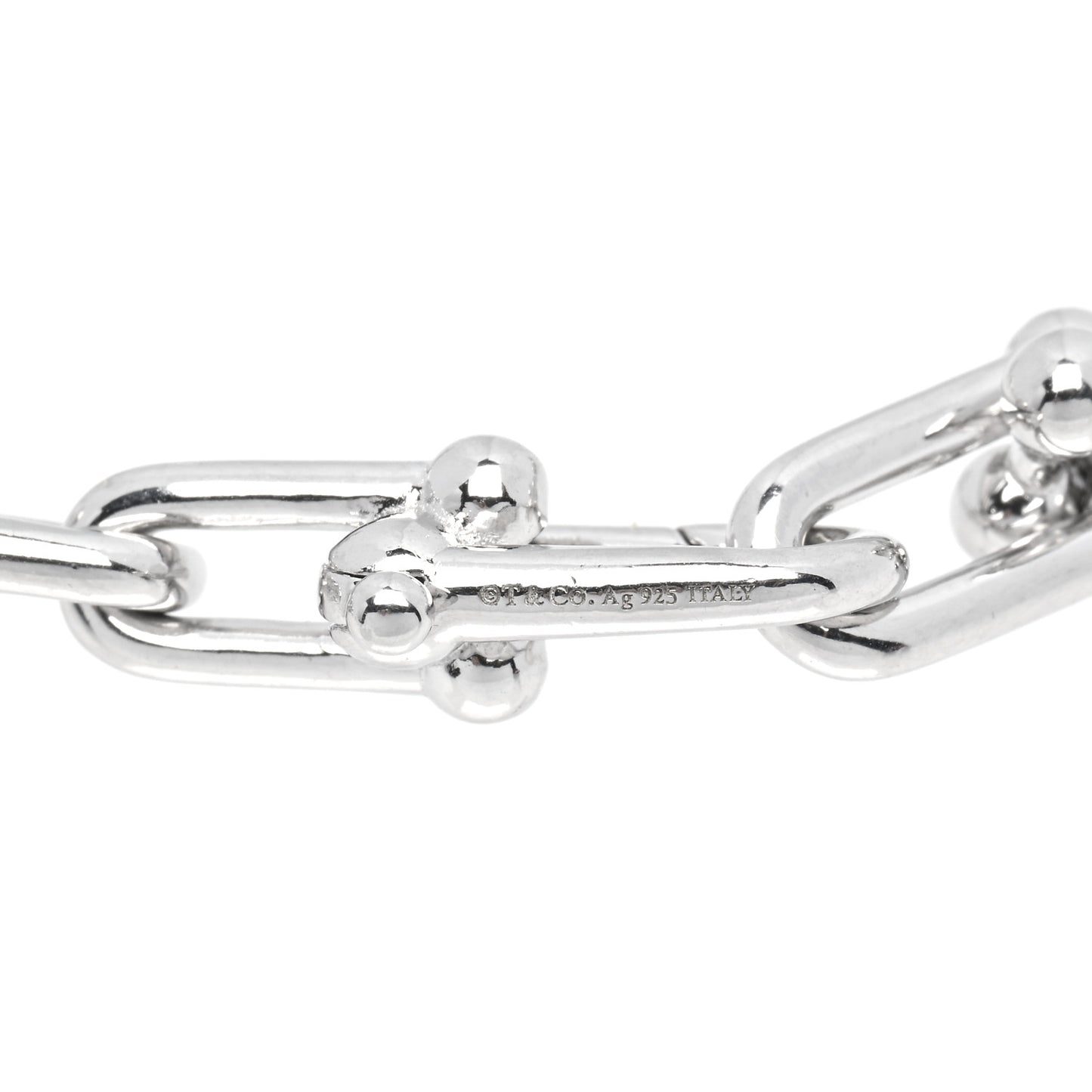 Sterling Silver HardWear Graduated Link Necklace