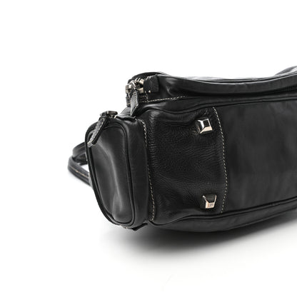 Prada Vitello Daino Satchel Black 9 of 10