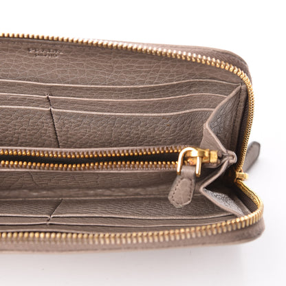 Prada Vitello Daino Zip Around Wallet Argilla 9 of 11