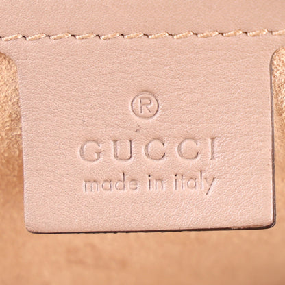 Gucci Calfskin Matelasse Medium GG Marmont Shoulder Bag Porcelain Rose 6 of 10
