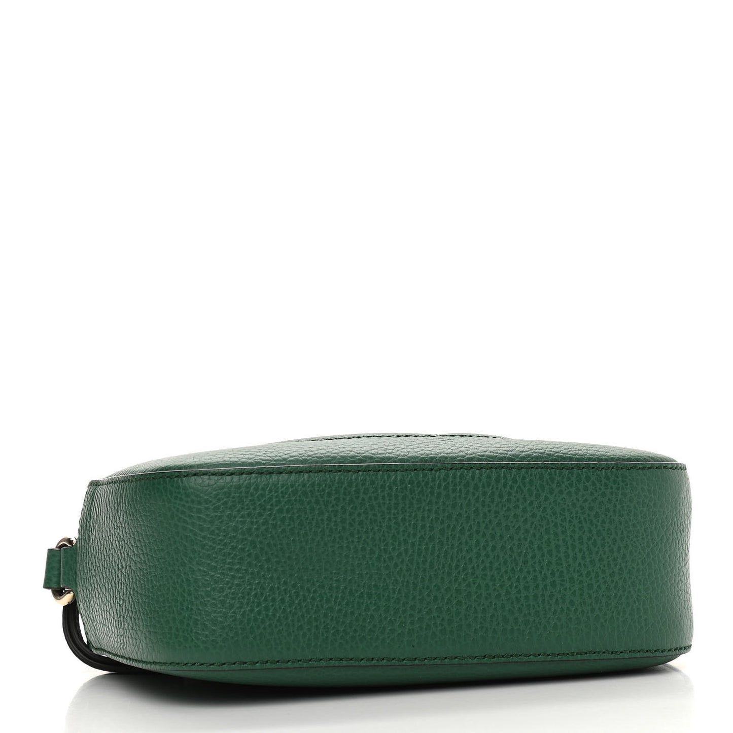 Pebbled Calfskin Small Soho Disco Bag Emerald Green