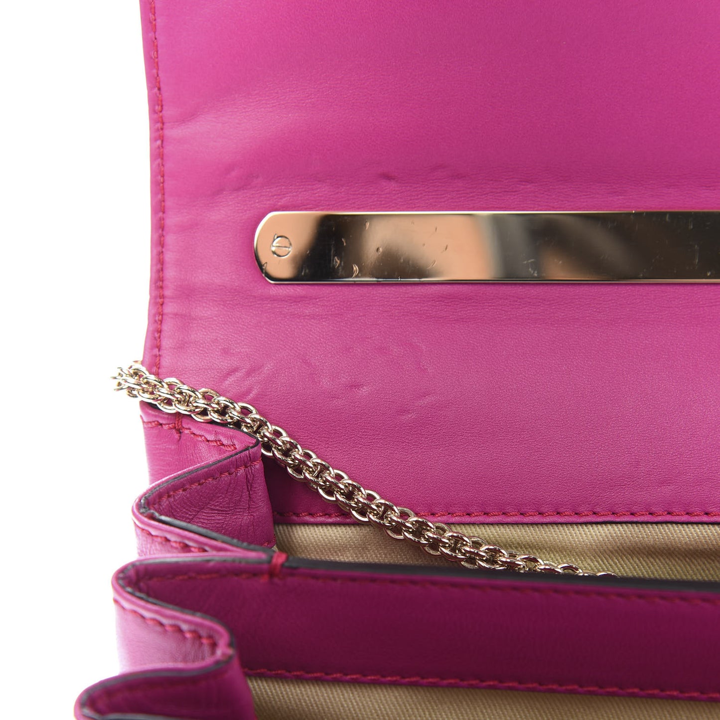 Nappa Va Va Voom Shoulder Bag Fuxia
