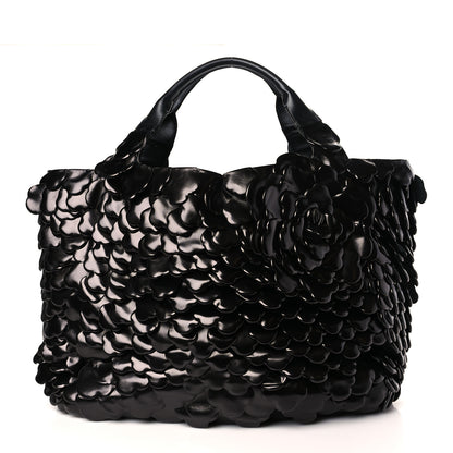 Valentino Garavani Nappa Atelier 03 Rose Edition Large Tote Bag Black 3 of 9