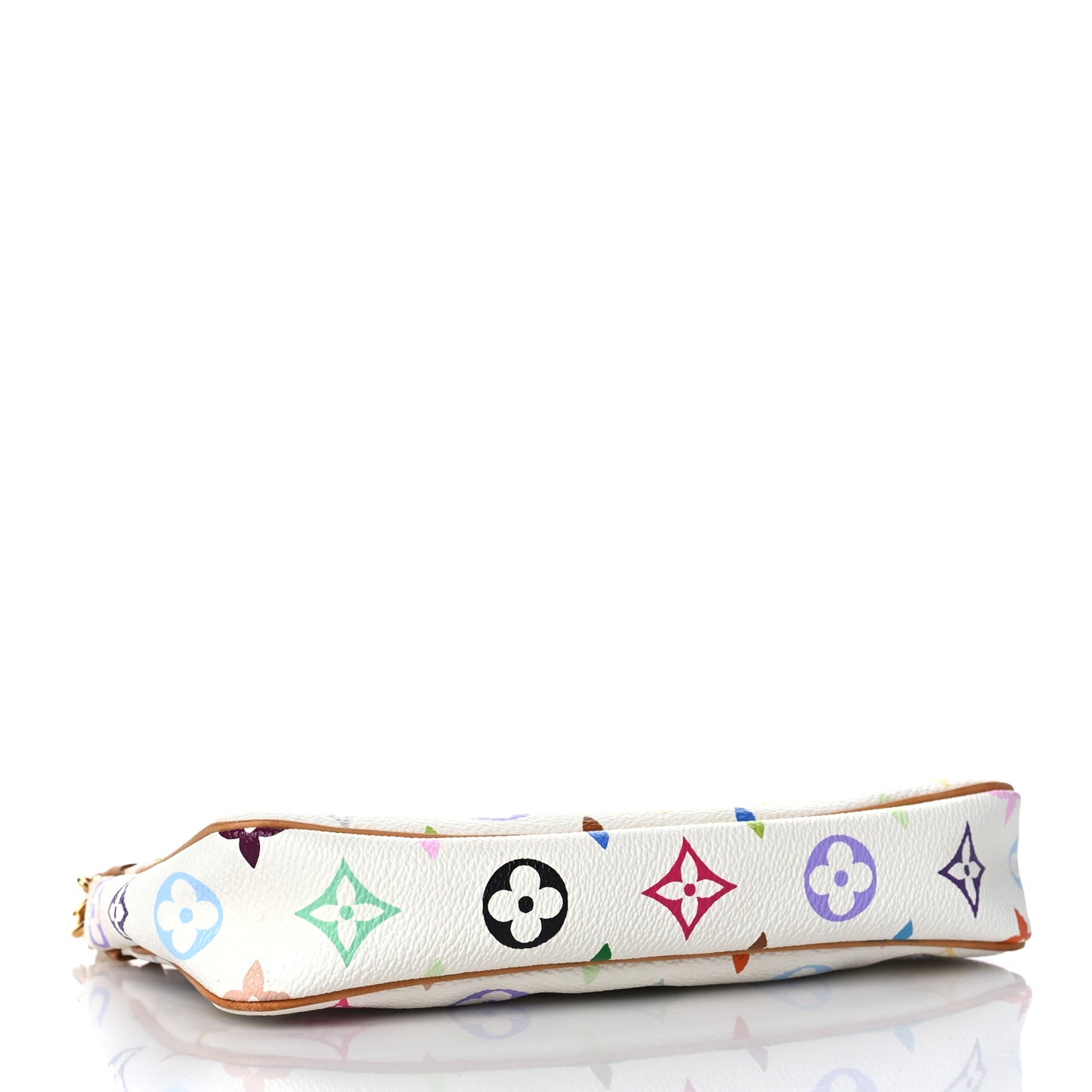 Monogram Multicolor Pochette Accessories White