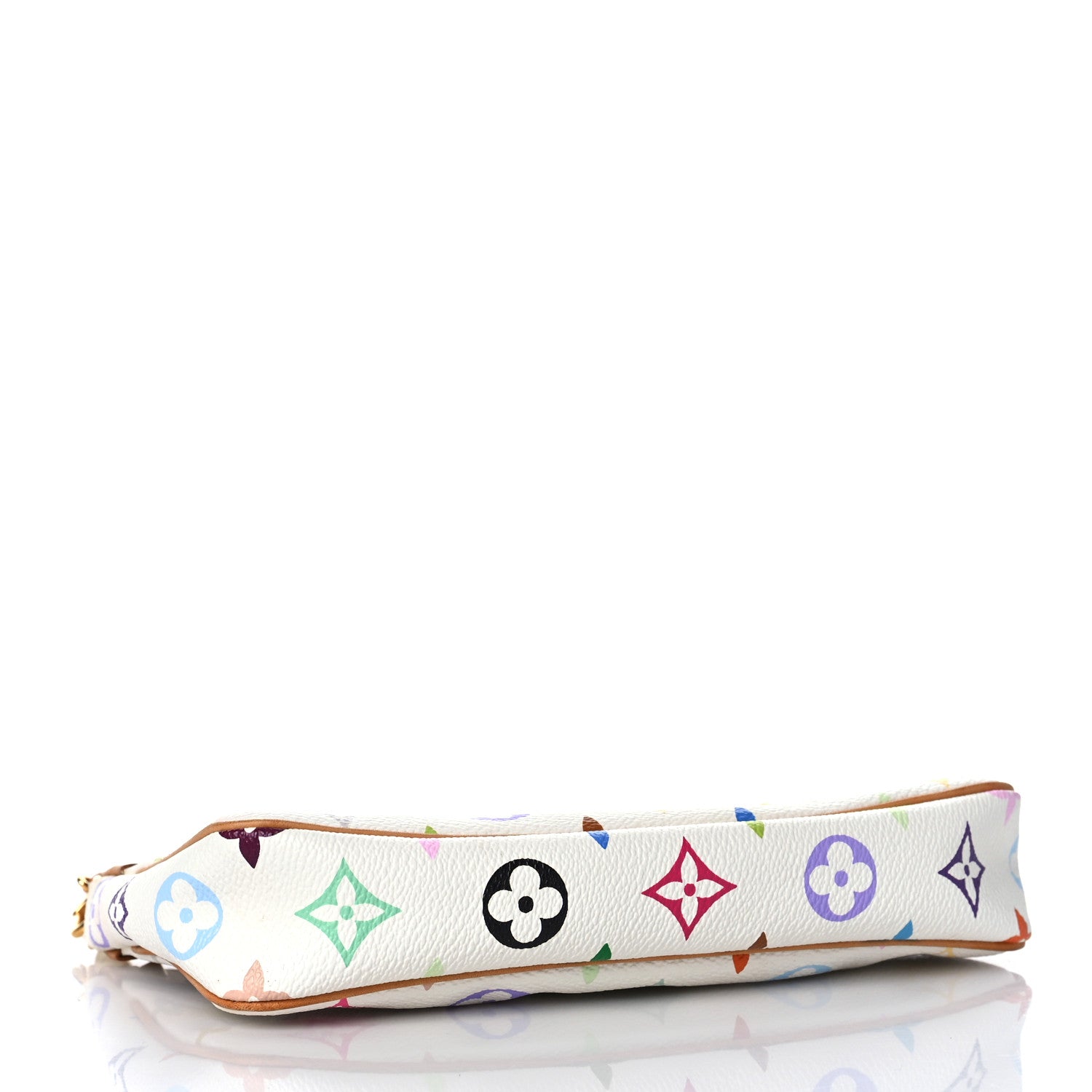 Louis Vuitton Monogram Multicolor Pochette Accessories White 4 of 10