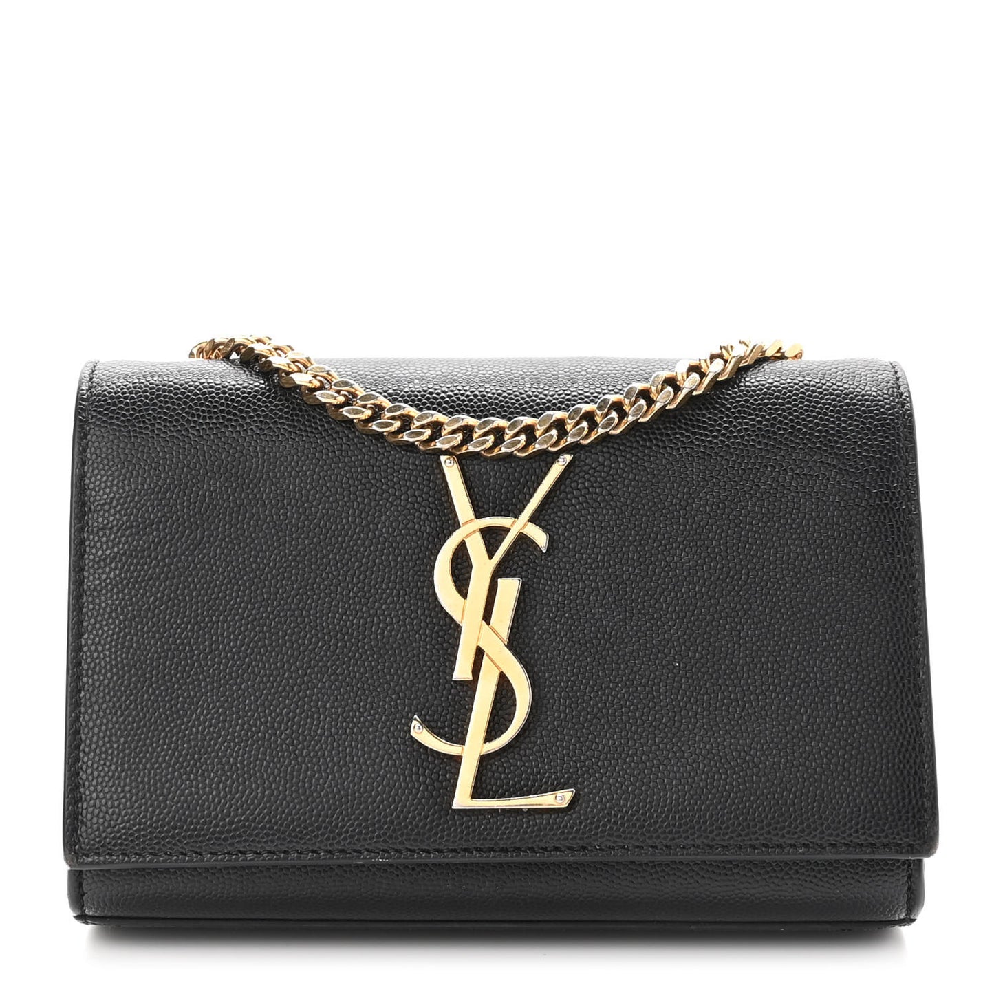 Grain De Poudre Small Monogram Kate Satchel Black