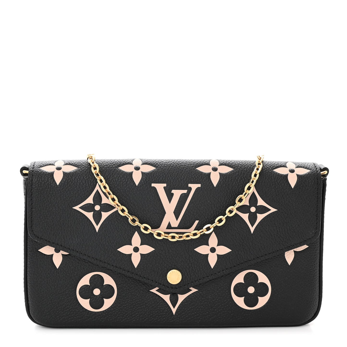 Empreinte Monogram Giant Felicie Pochette Black Beige