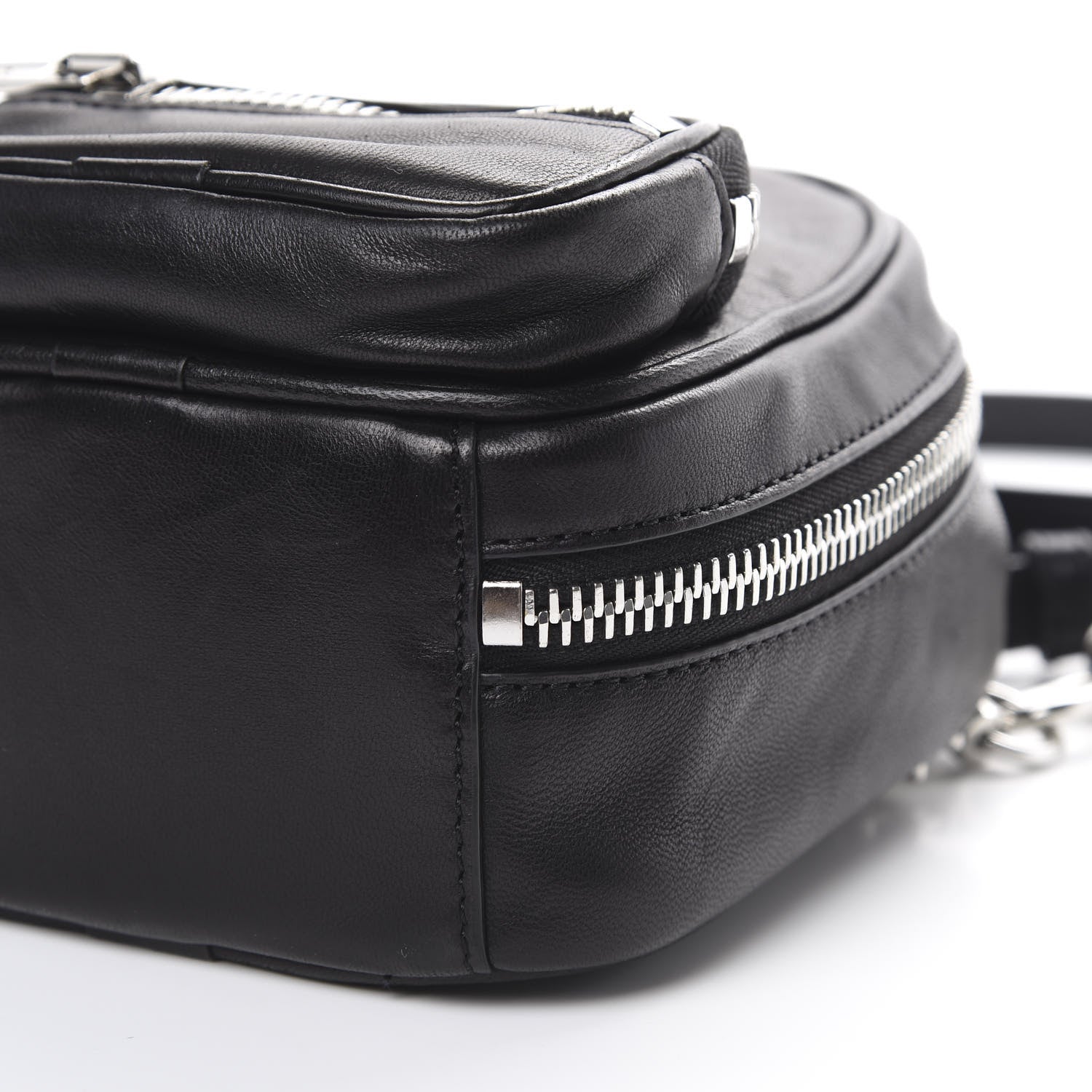Alexander Wang Lambskin Mini Attica Backpack Crossbody Black 9 of 9