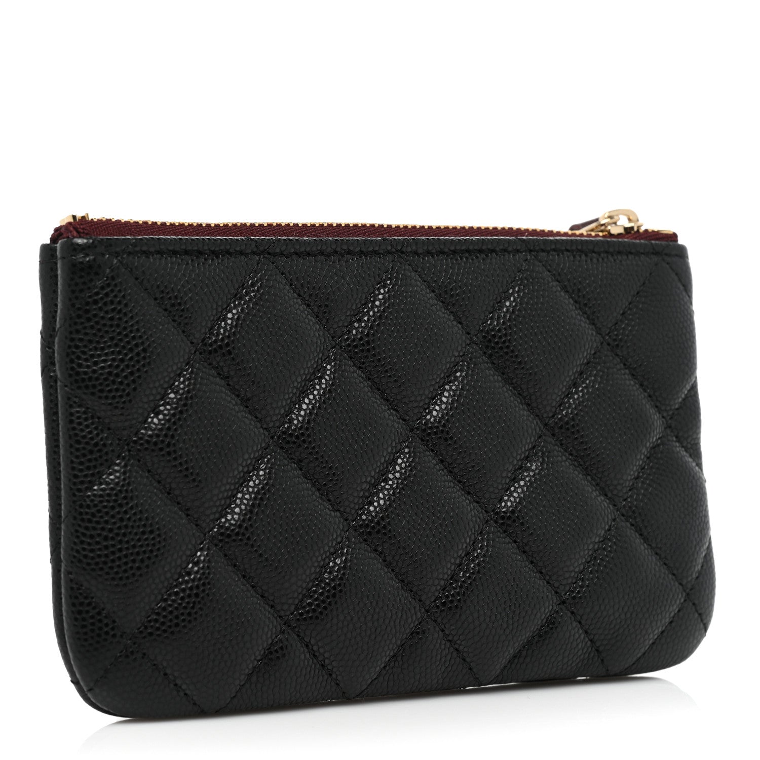 Chanel Caviar Quilted Small Cosmetic Case Black 3 of 8