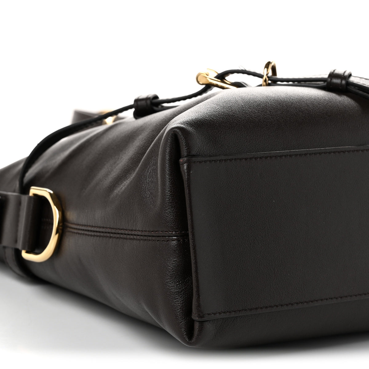 Calfskin Medium Voyou Bag Chocolate