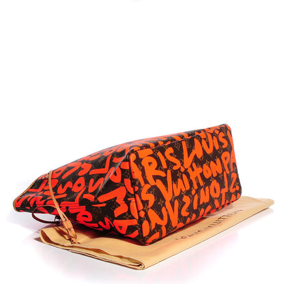 Louis Vuitton Monogram Graffiti Neverfull GM Orange 4 of 7