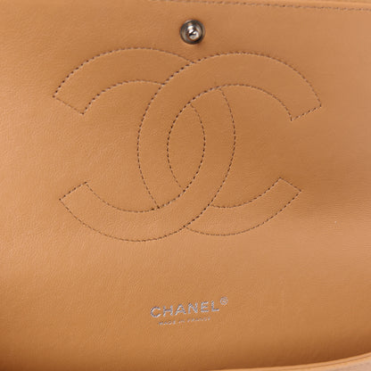 Chanel Caviar Quilted Maxi Double Flap Dark Beige 6 of 12
