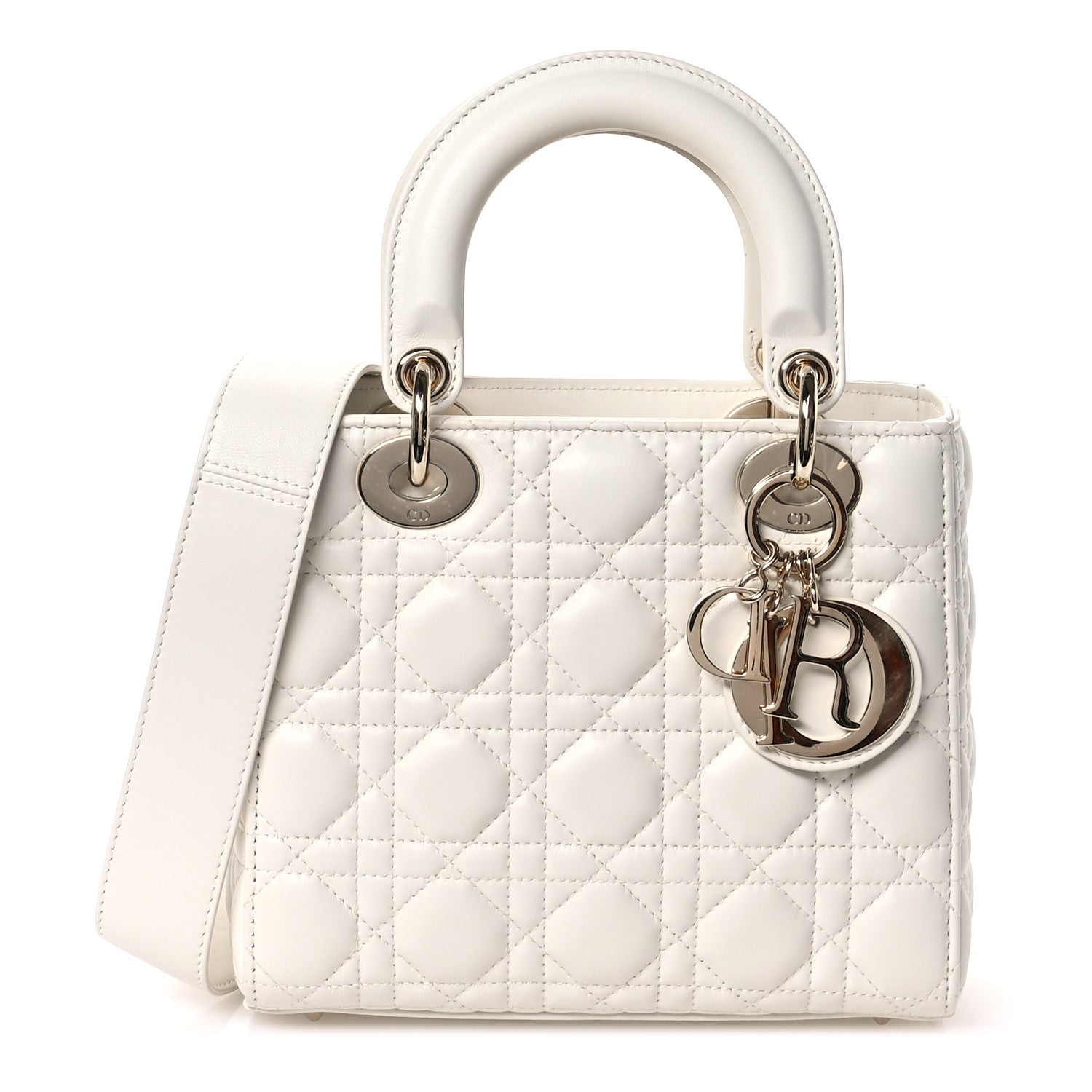 Christian Dior Lambskin Cannage Small My ABCDior Lady Dior Latte 1 of 10