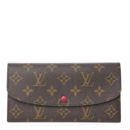 Louis Vuitton Monogram Emilie Wallet Fuchsia 1 of 6