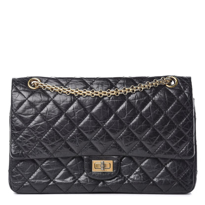 Chanel Aged Calfskin Quilted 2.55 Reissue 226 Flap Black 1 of 13