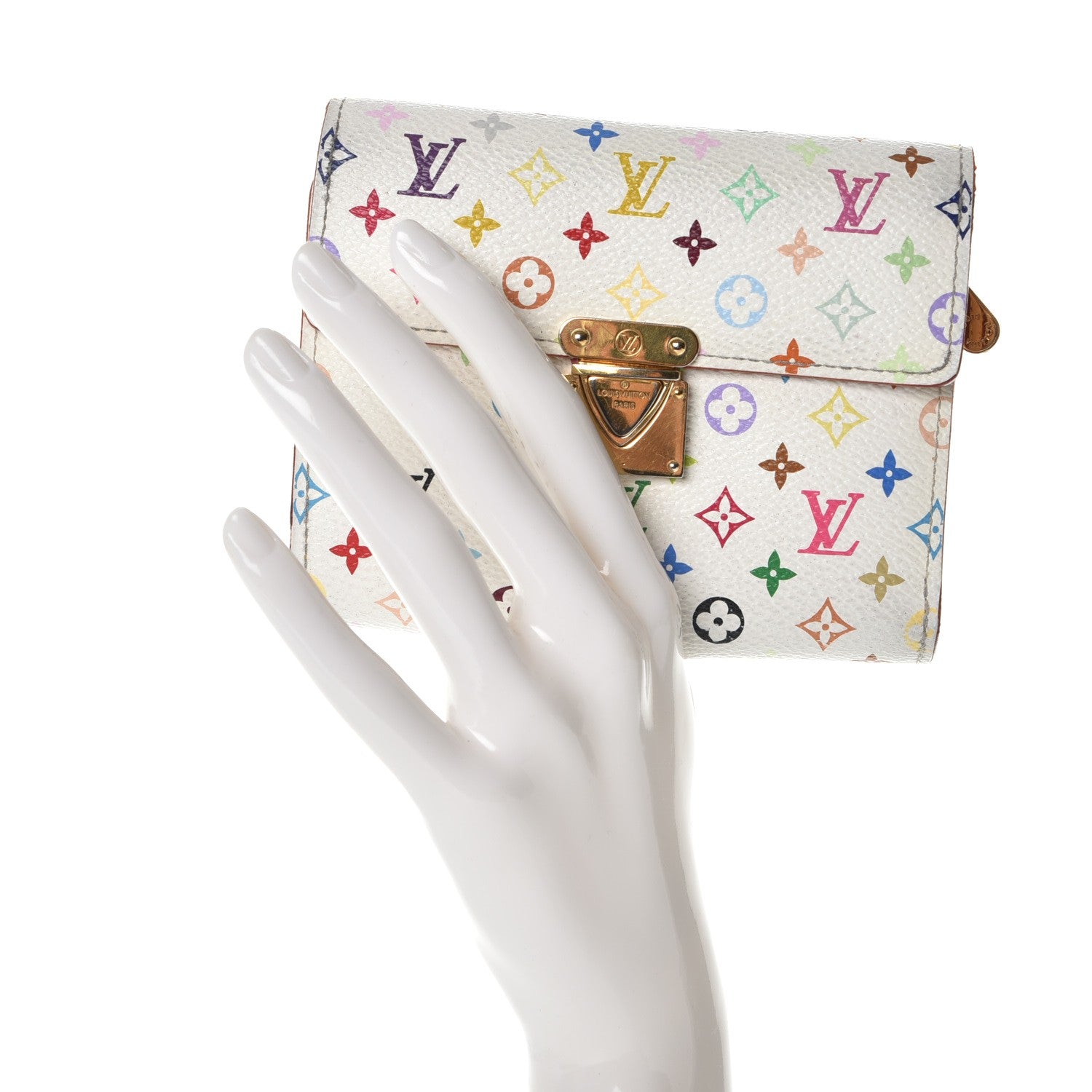 Louis Vuitton Monogram Multicolor Koala Wallet White 2 of 13