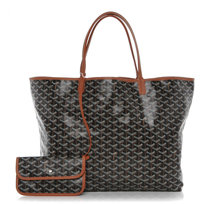 Goyard Goyardine Saint Louis GM Black Gold 1 of 8