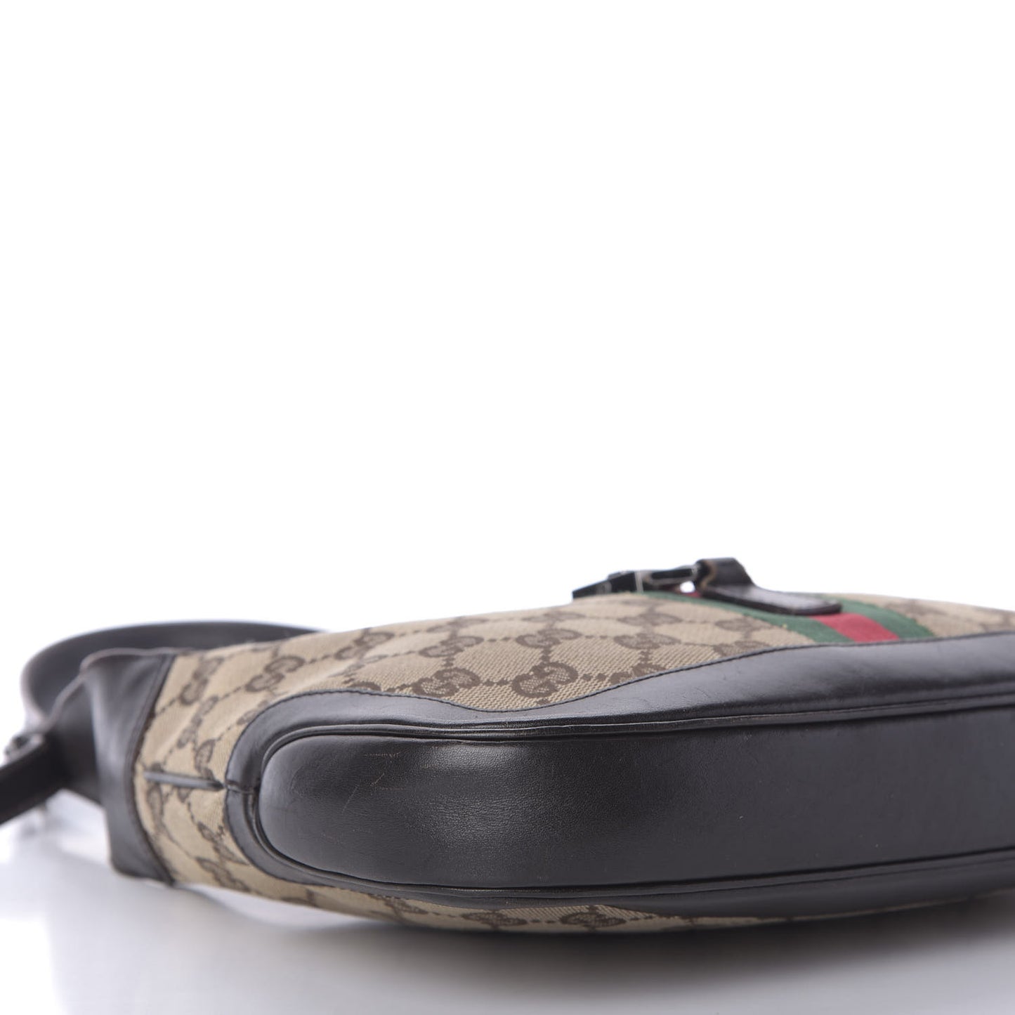 Monogram Web Small Jackie O Hobo Dark Brown