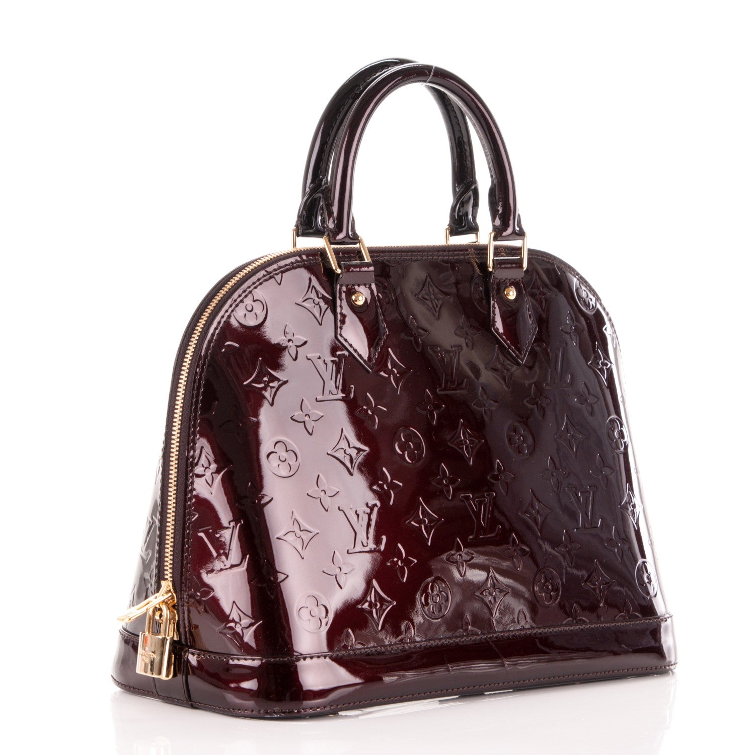 Louis Vuitton Vernis Alma PM Amarante 3 of 7