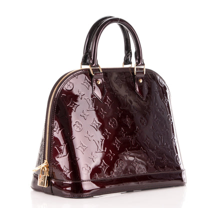 Louis Vuitton Vernis Alma PM Amarante 3 of 7