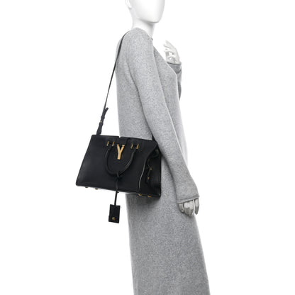 Saint Laurent Calfskin Small Classic Y Cabas Black 2 of 13
