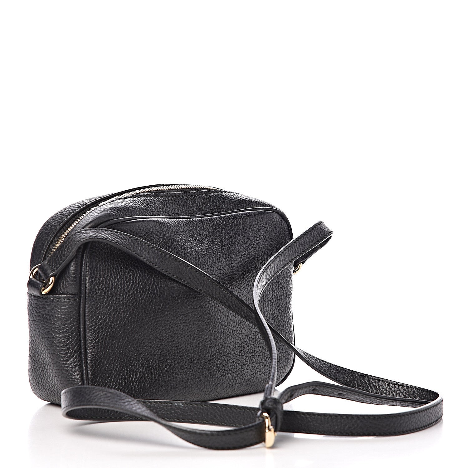 Gucci Pebbled Calfskin Small Soho Disco Bag Black 3 of 15