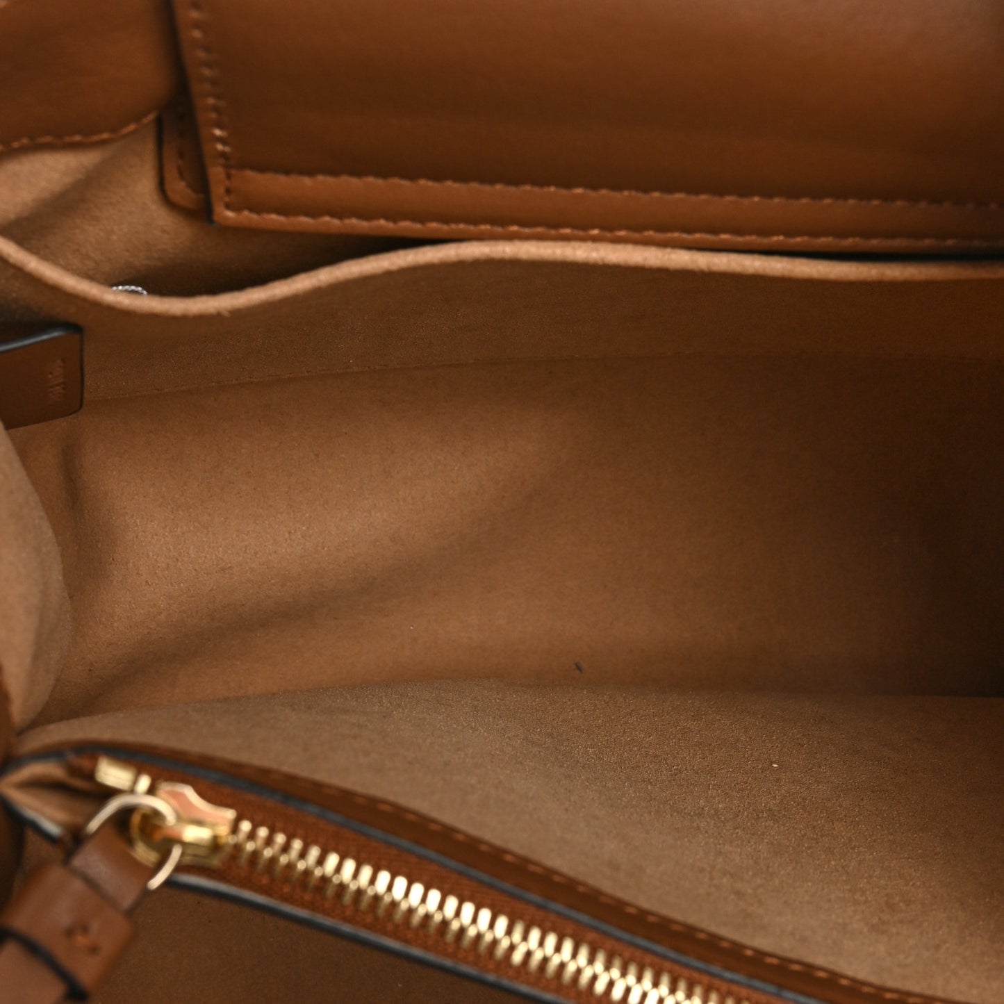 Calfskin Medium Varenne Top Handle Satchel Tan