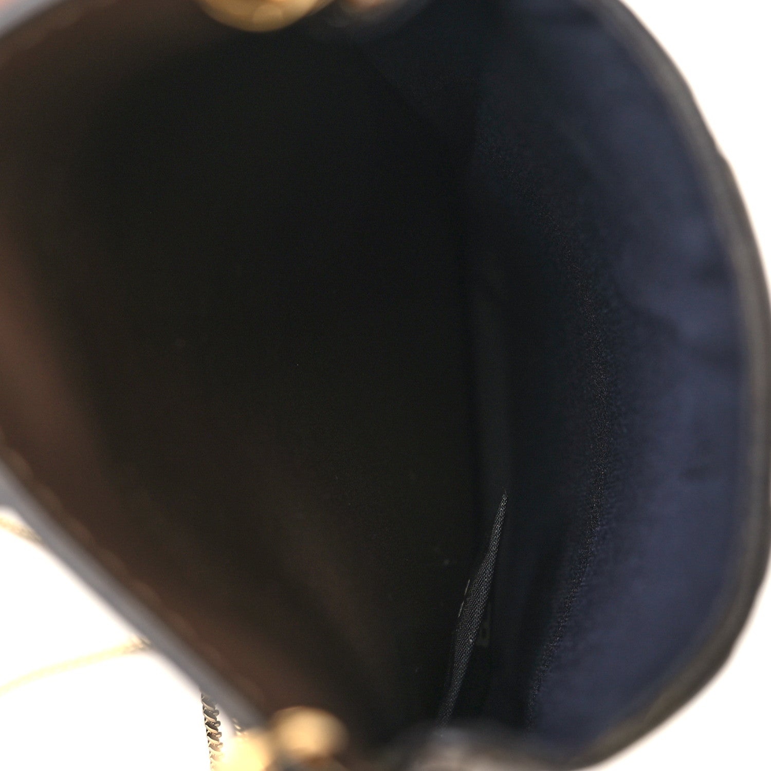 Fendi Vitello Soft F is Fendi Bi-Color FF 1974 Embossed Phone Pouch Maya Black 5 of 7