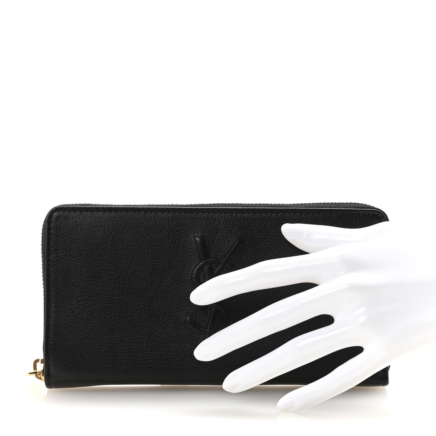 Chevre Belle De Jour Zip Around Wallet Black