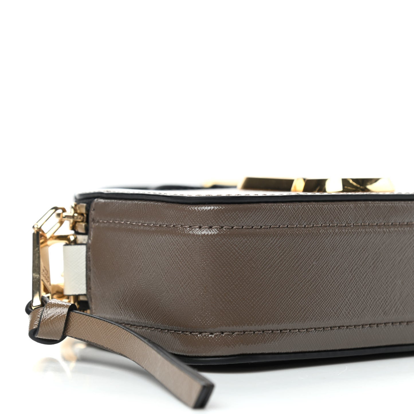 Saffiano Small Snapshot Camera Bag Sandcastle