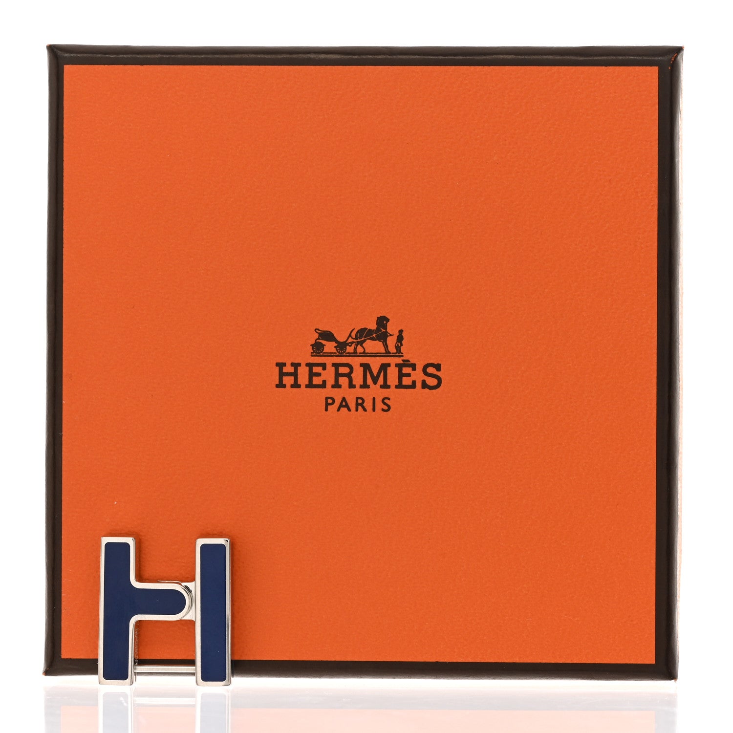 Hermes Palldiaum Habascule Single Eariring Bleu Saphir 5 of 5