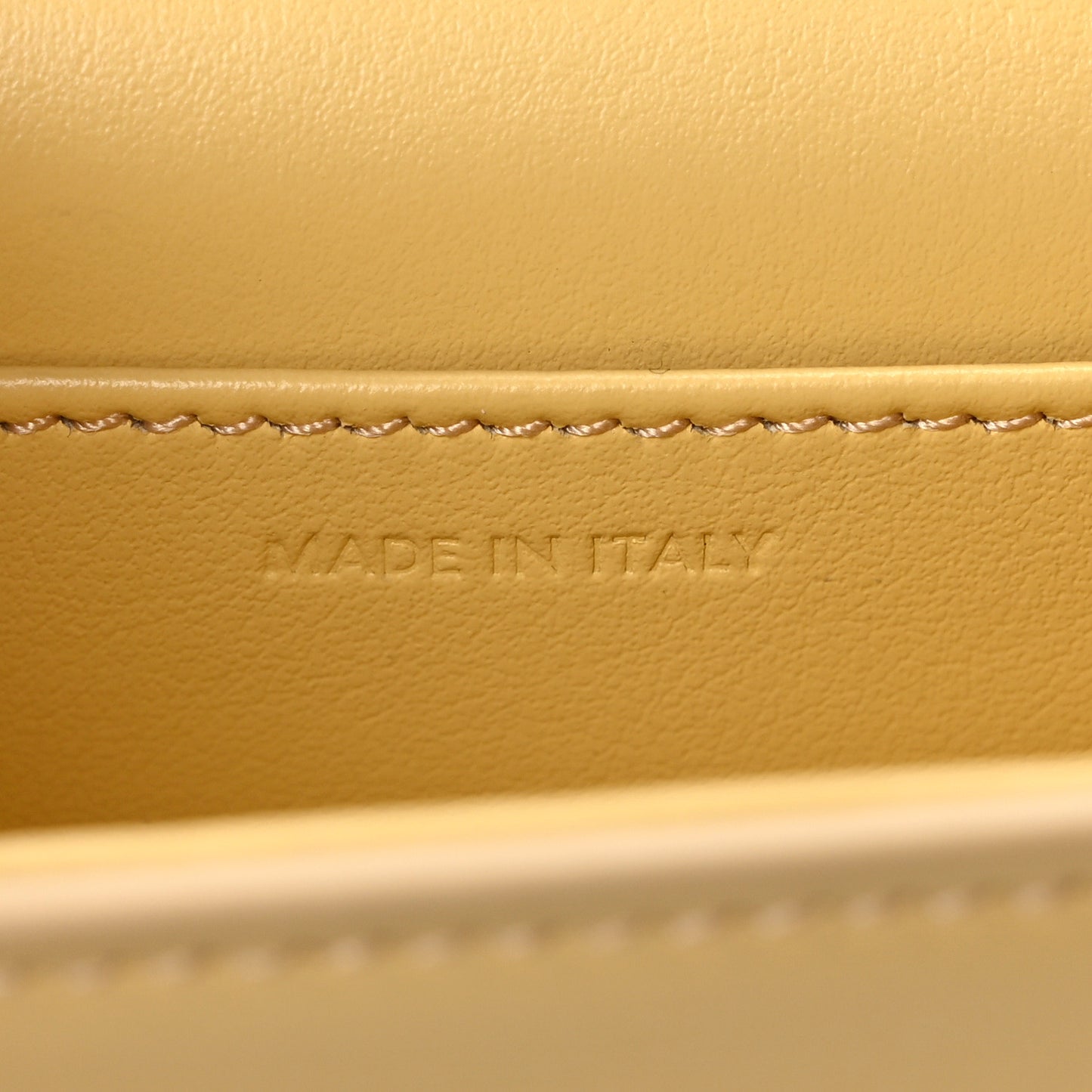 Shiny Calfskin Mini Claude Almond Green