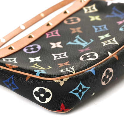 Louis Vuitton Monogram Multicolor Pochette Accessories Black 11 of 11