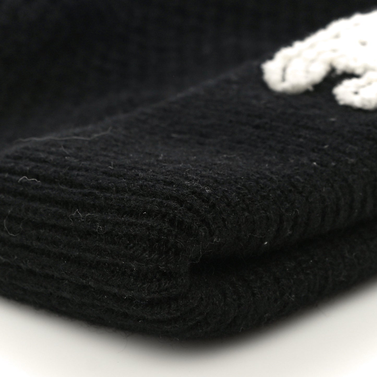 Cashmere CC Logo Beanie Hat Black