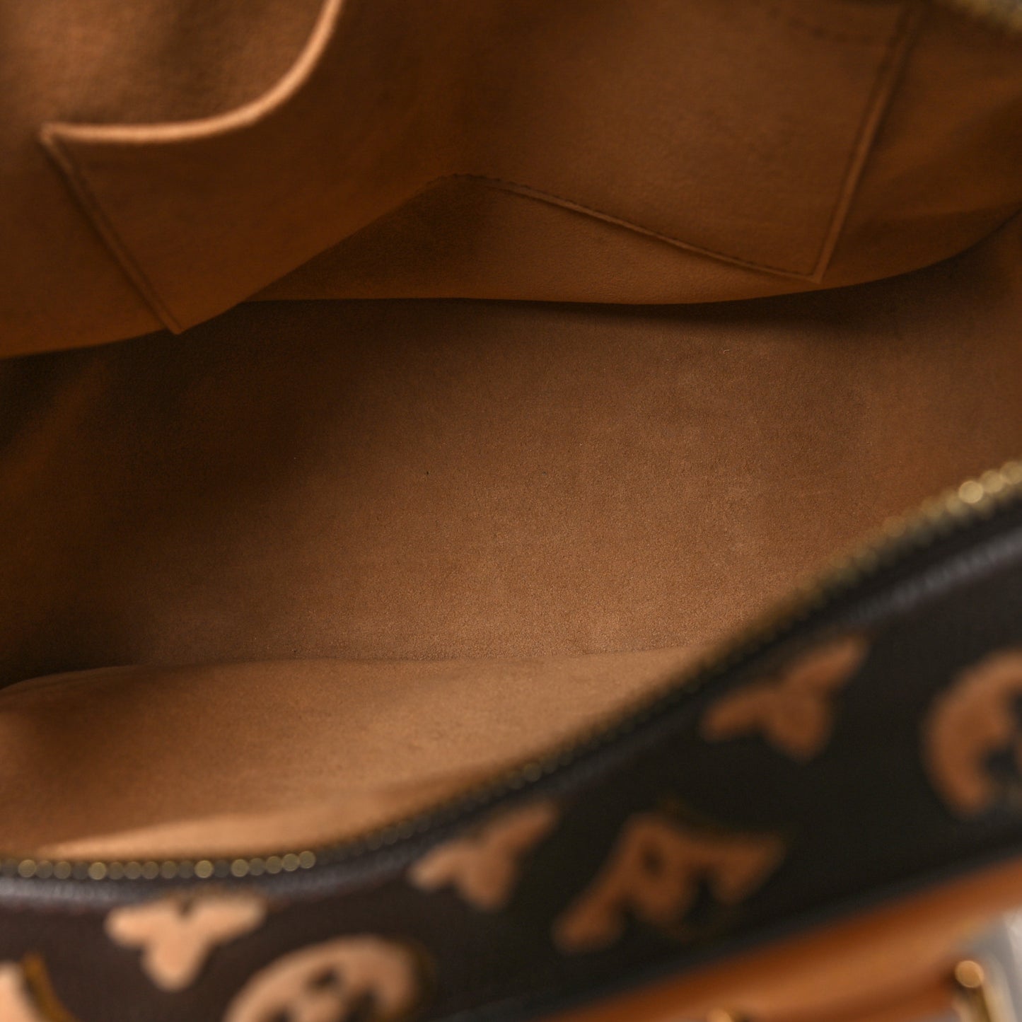 Monogram Tuffetage Deauville Cube Caramel