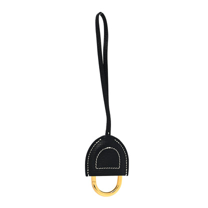 Hermes Chevre Mysore In-The-Loop Bag Charm Black 1 of 4
