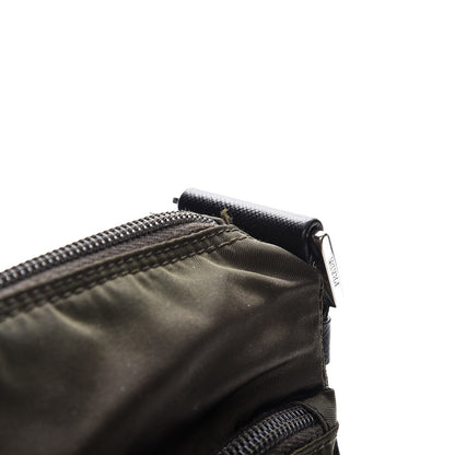 Prada Nylon Vela Flat Messenger Bag Mimetico 8 of 8