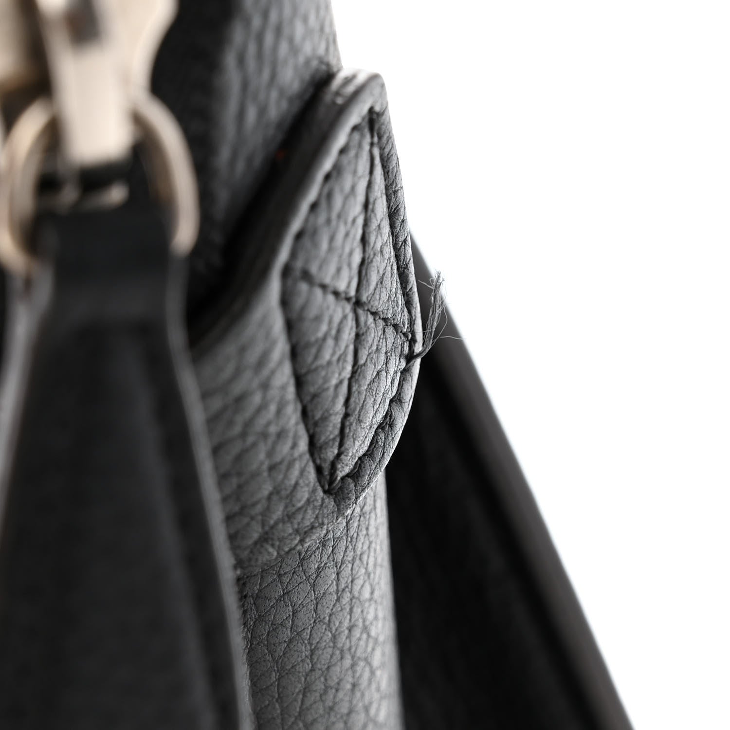 Celine Drummed Calfskin Micro Luggage Black 11 of 12