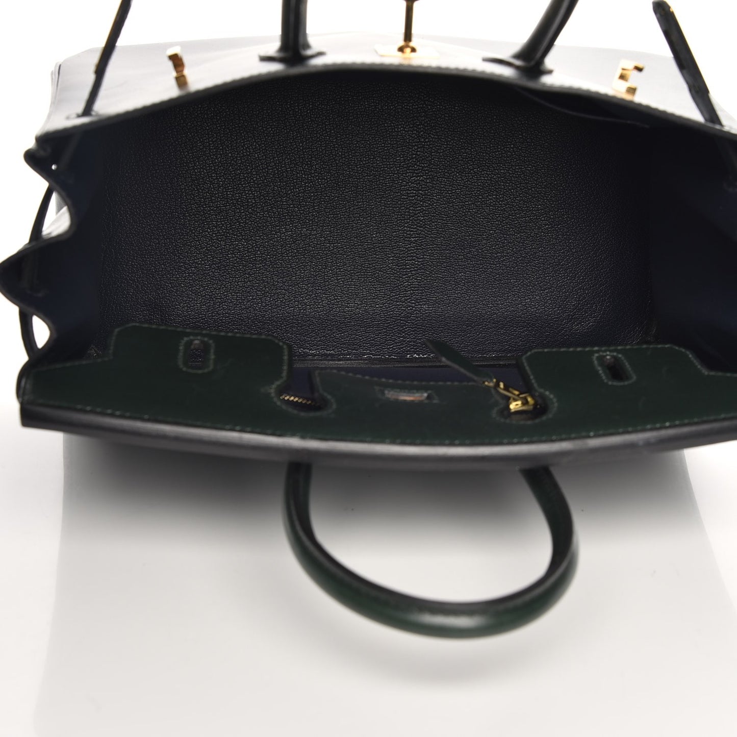 Box Birkin 25 Vert Fonce