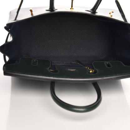 Hermes Box Birkin 25 Vert Fonce 29 of 32