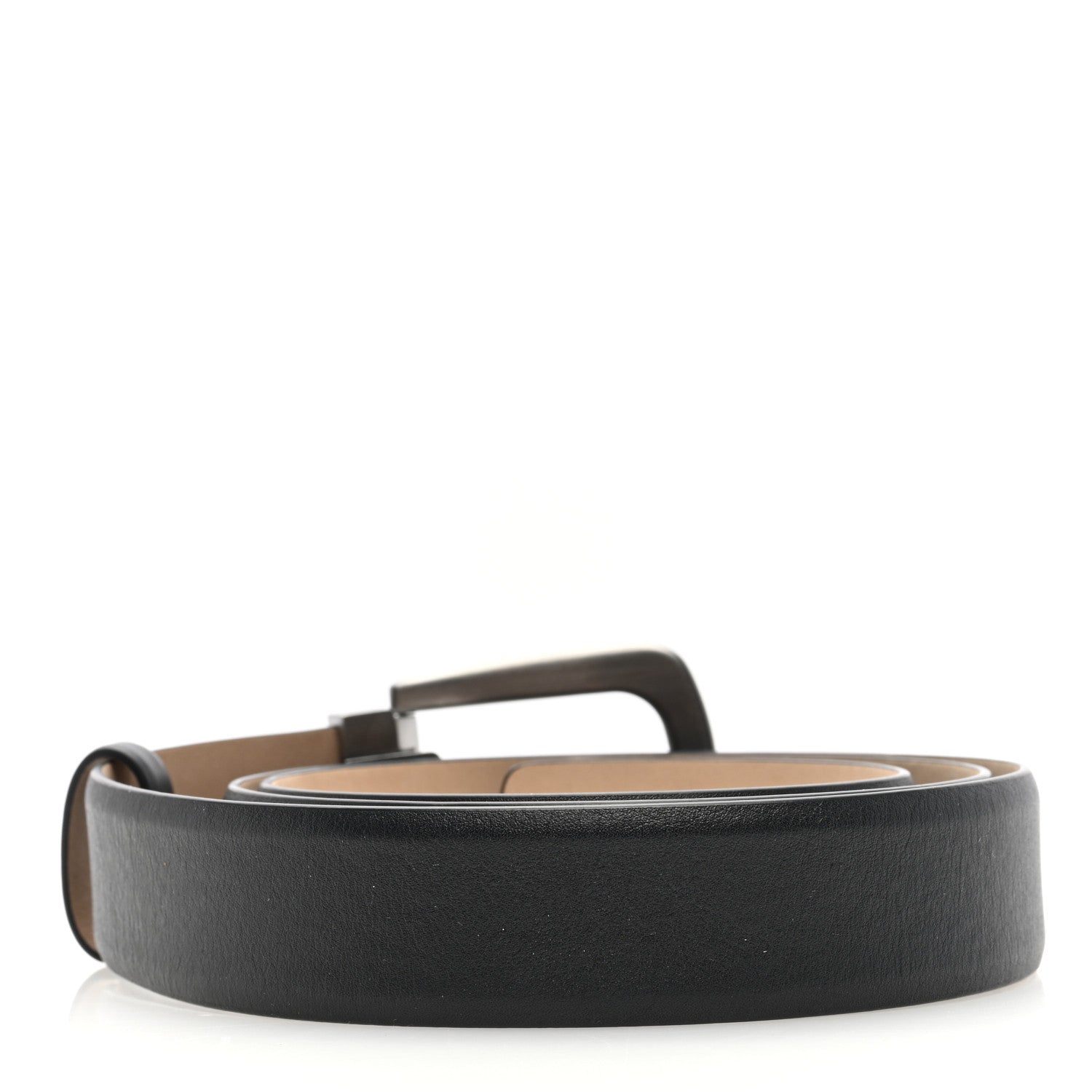 Chanel Calfskin Belt 95 38 Black 2 of 4